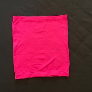 Pink tube top